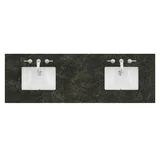 72" Double Top, 3CM Phantome Eclos w/ Sink