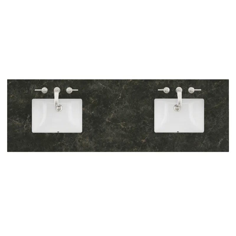 72" Double Top, 3CM Phantome Eclos w/ Sink