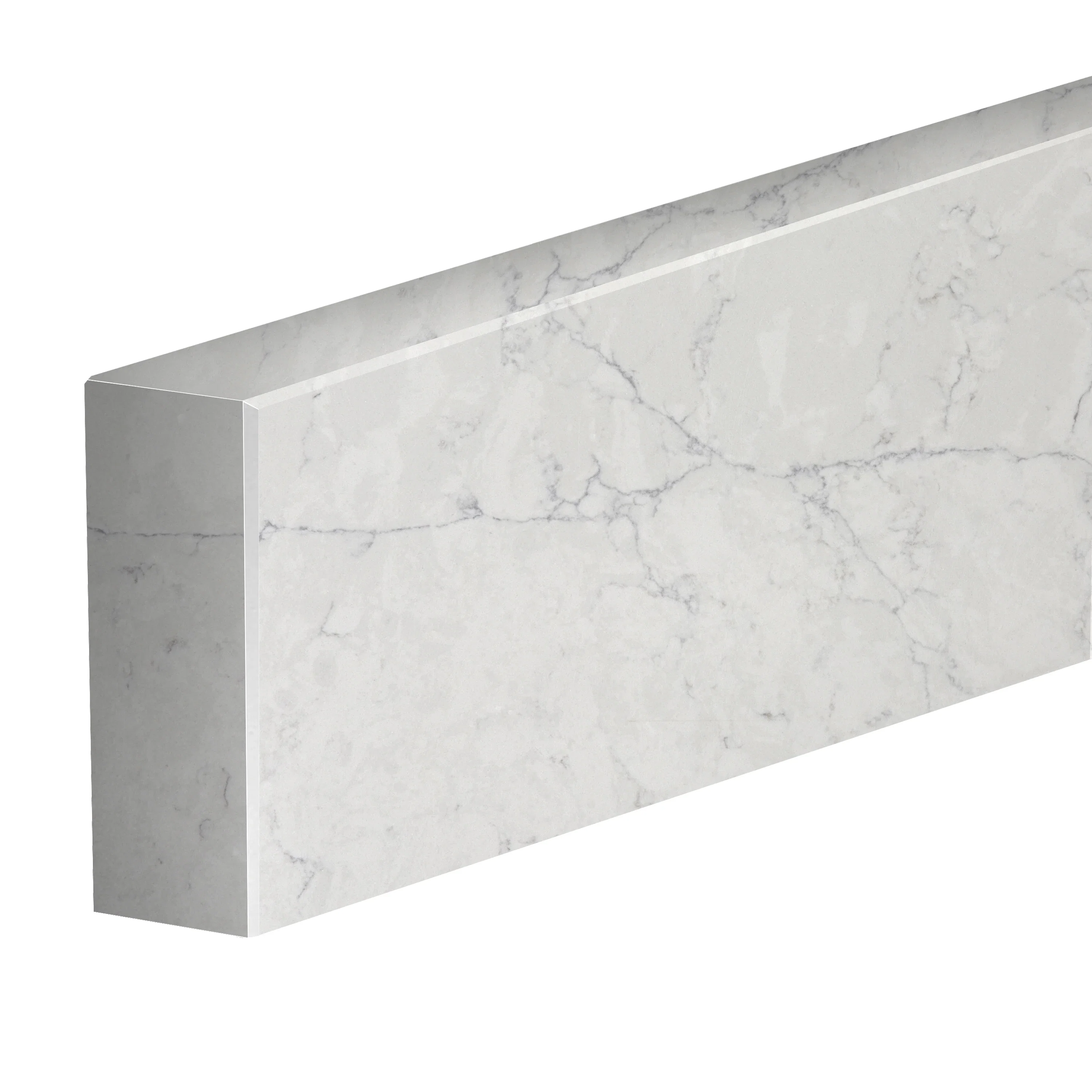 36" Backsplash, 3 CM Eternal Jasmine Pearl
