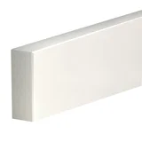 48" Backsplash, 3 CM White Zeus Quartz