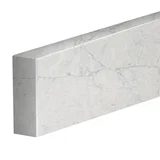 60" Backsplash, 3 CM Eternal Jasmine Pearl