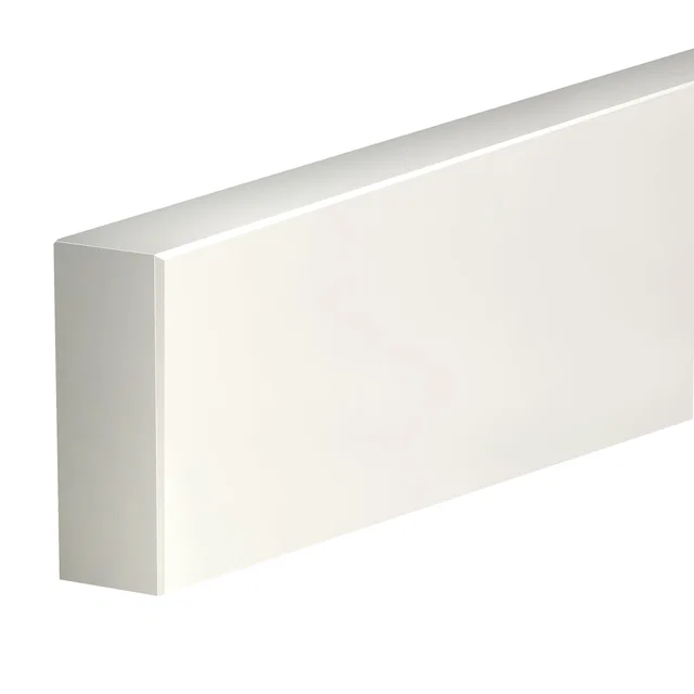 60" Backsplash, 3 CM White Zeus Quartz
