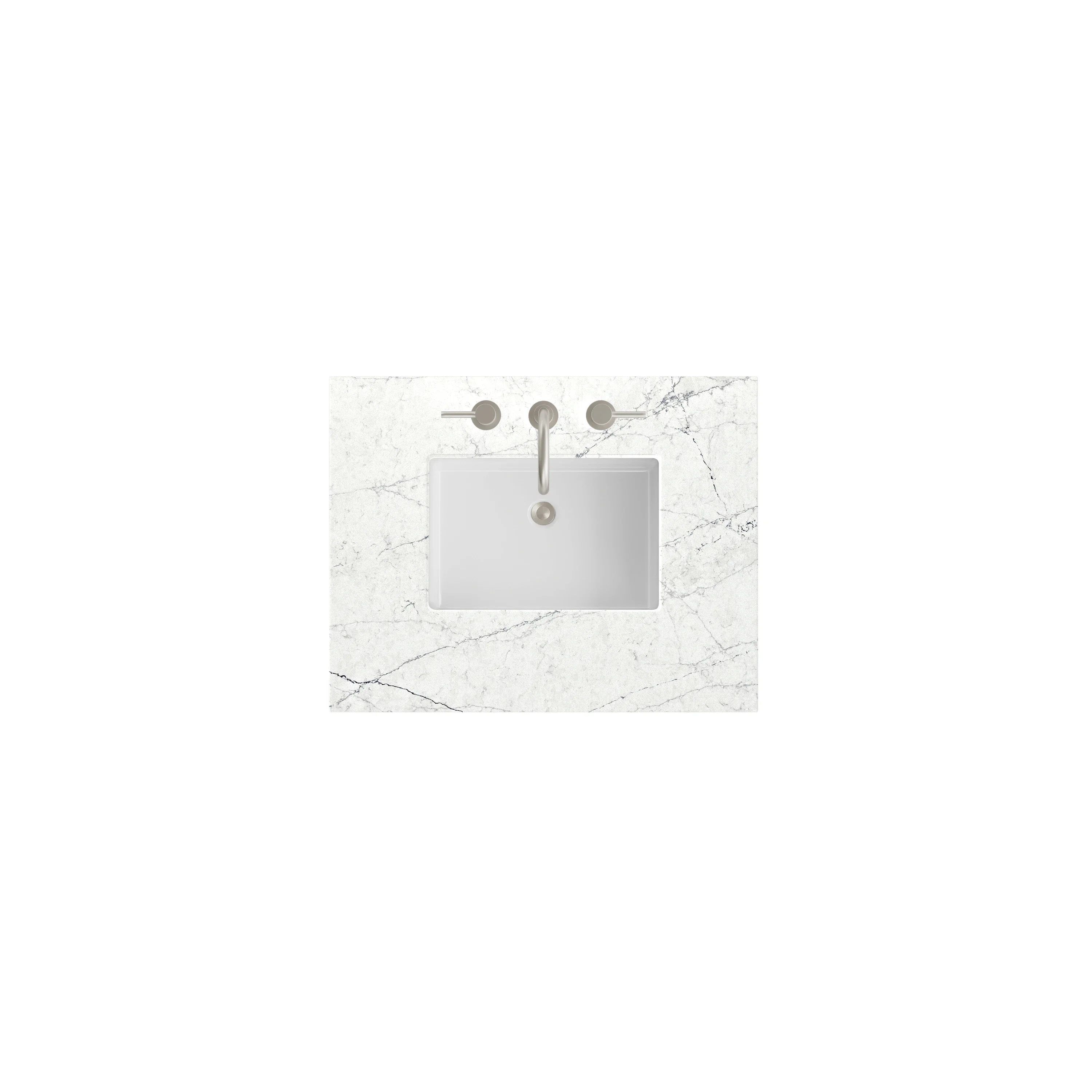 30" Single Top, 3 CM Ethereal Noctis Silestone w/ Sink