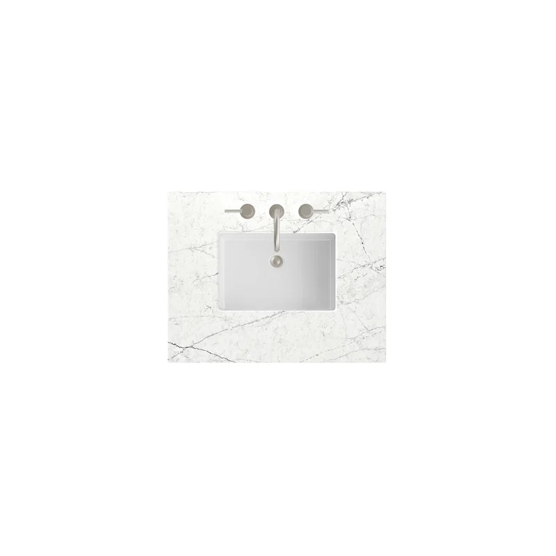 30" Single Top, 3 CM Ethereal Noctis Silestone w/ Sink