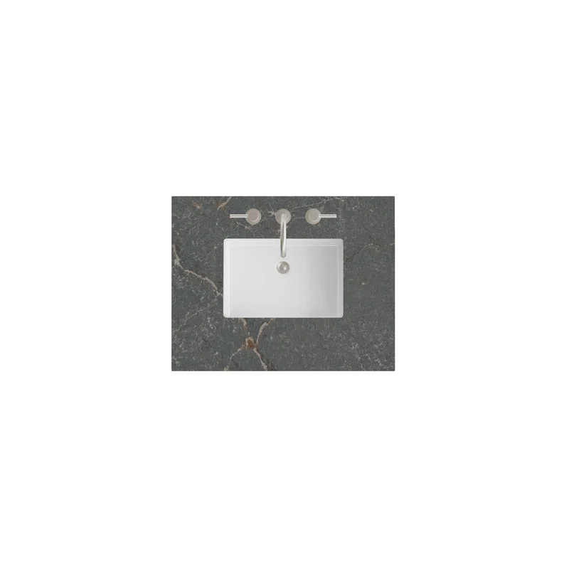 30" Single Top, 3 CM Parisien Bleu Silestone w/ Sink