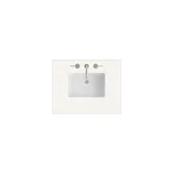 30" Single Top, 3 CM White Zeus Silestone w/ Sink