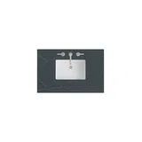 36" Single Top, 3 CM Charcoal Soapstone Silestone w/ Sink