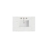36" Single Top, 3 CM Eternal Jasmine Pearl Silestone w/ Sink