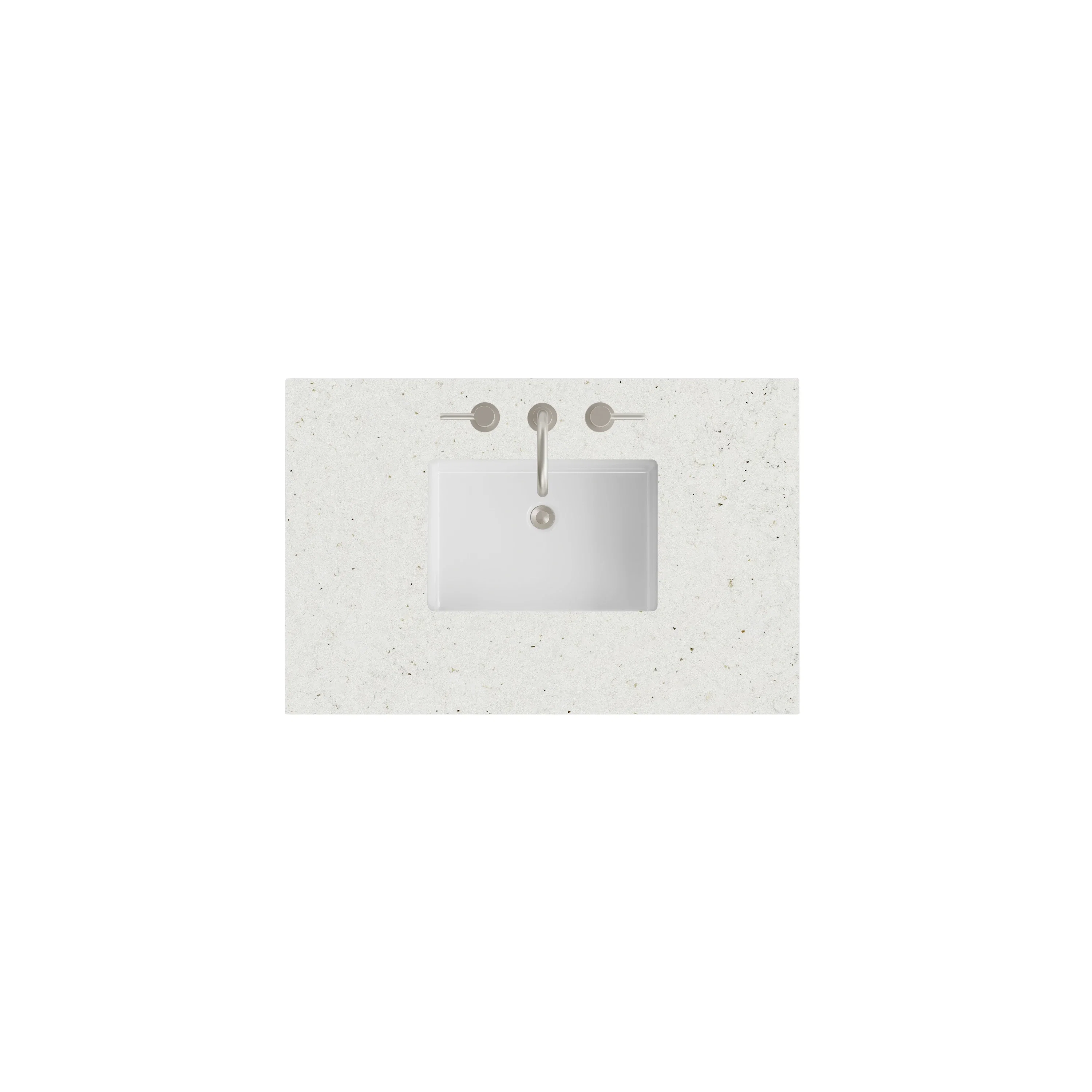 James Martin Vanities 36" Single Top, 3 CM Lime Delight Silestone w/ Sink