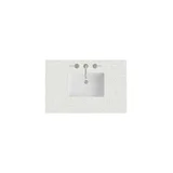 36" Single Top, 3 CM Lime Delight Silestone w/ Sink