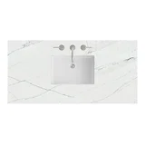 48" Single Top, 3 CM Ethereal Noctis Silestone w/ Sink