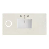 48" Single Top, 3CM Siberian Silestone w/ Sink & FreePower Wireless Charger