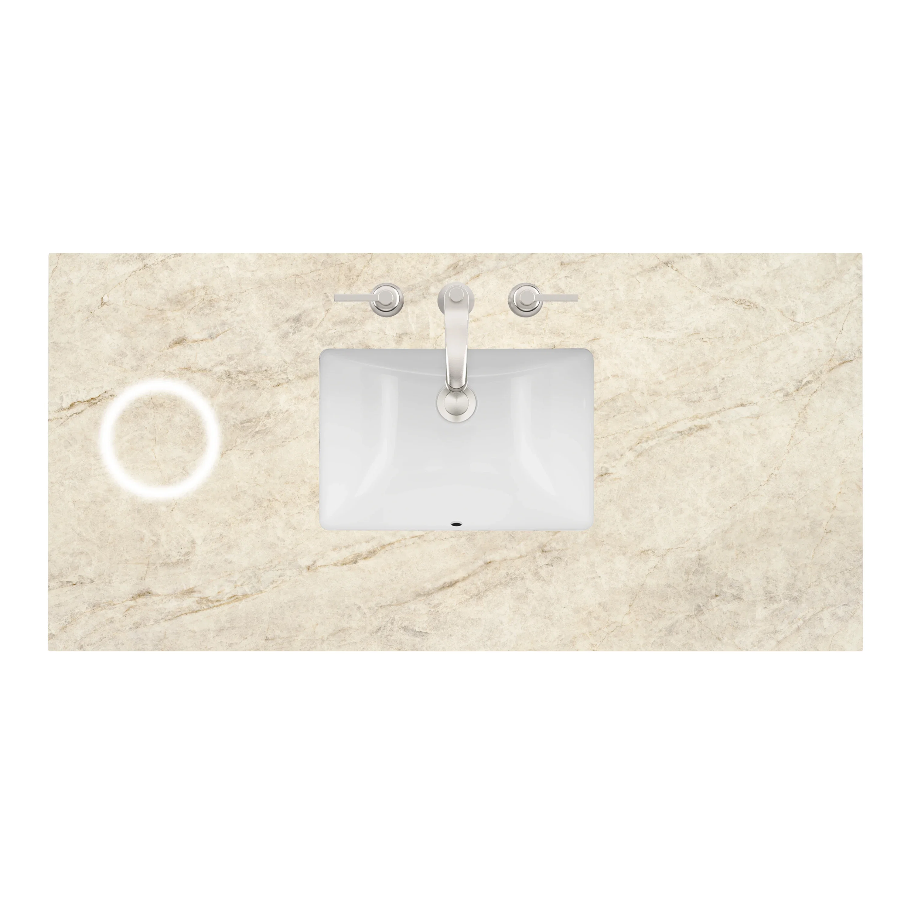 48" Single Top, 3CM Tajnar Eclos w/ Sink & FreePower Wireless Charger