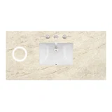 48" Single Top, 3CM Tajnar Eclos w/ Sink & FreePower Wireless Charger