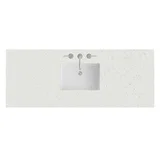 60" Single Top, 3 CM Lime Delight Silestone w/ Sink