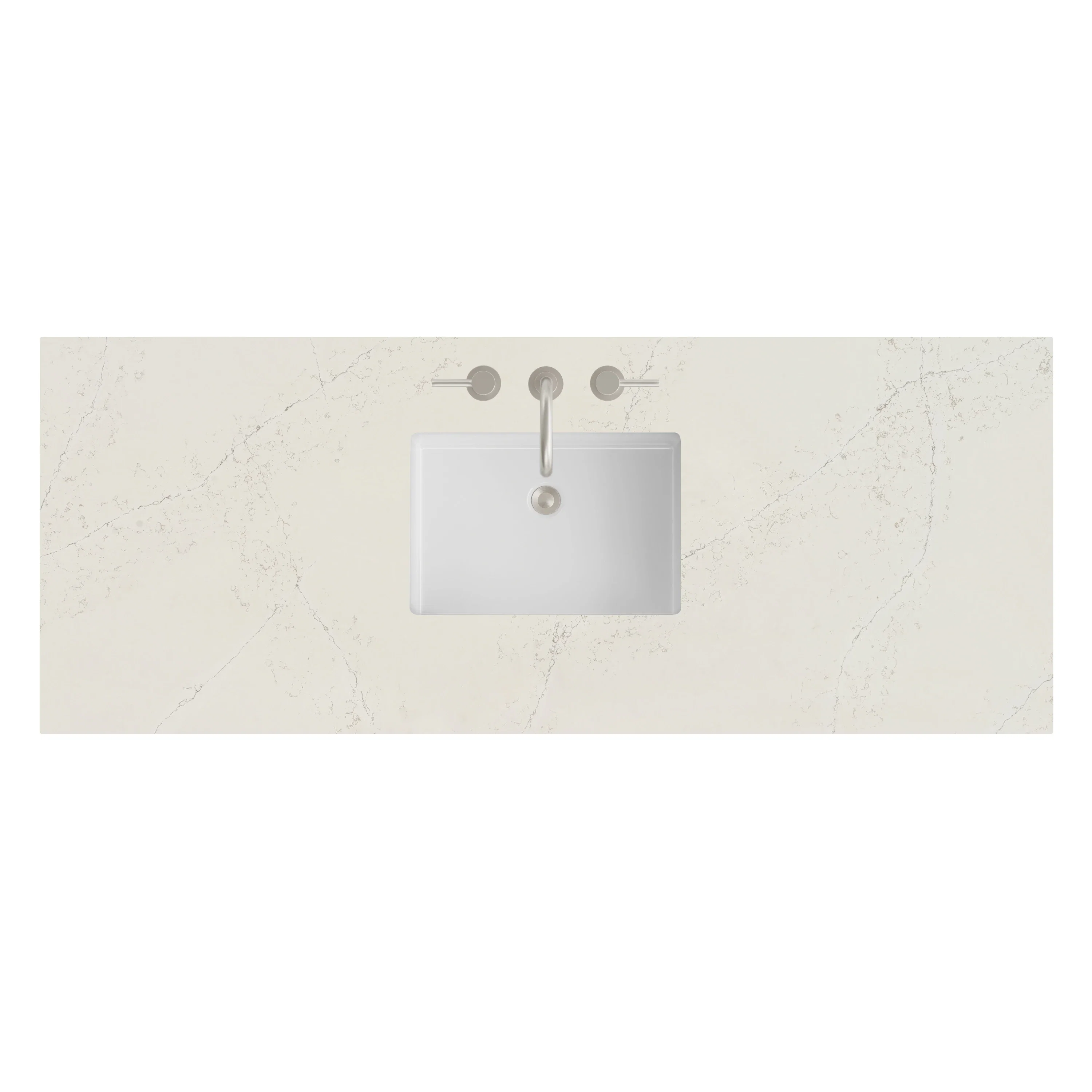 James Martin Vanities 60" Single Top, 3CM Siberian Silestone w/ Sink