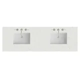 72" Double Top, 3 CM Lime Delight Silestone w/ Sink