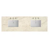 72" Double Top, 3CM Tajnar Eclos w/ Sink