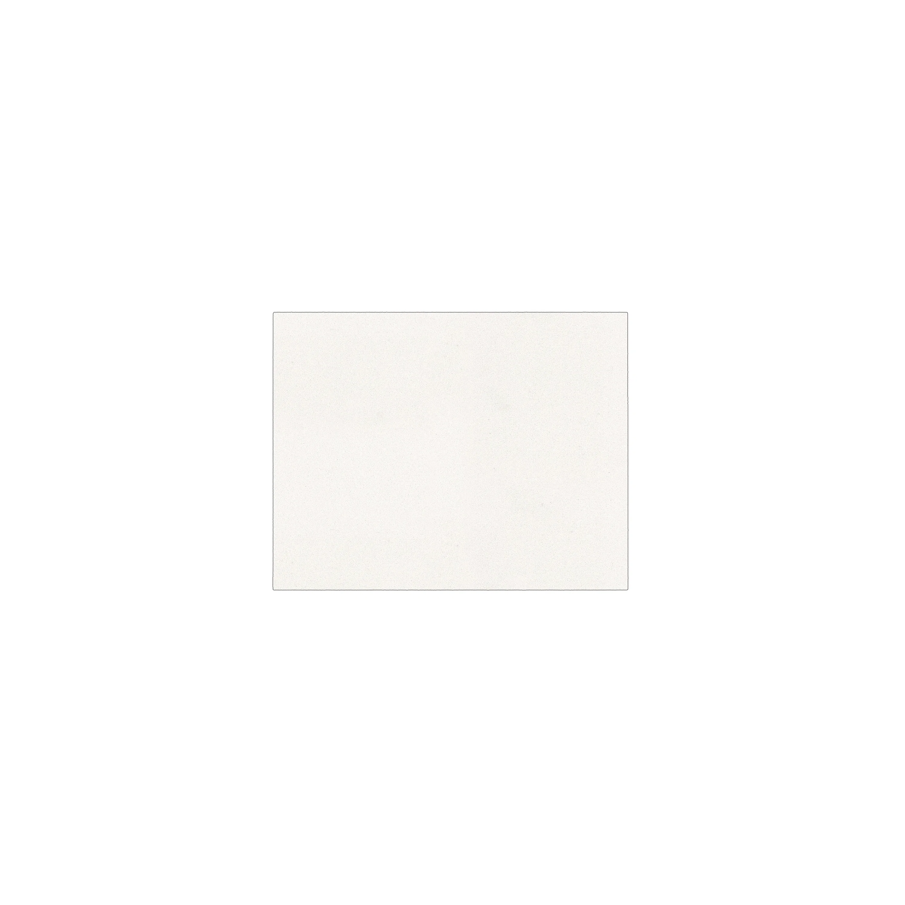 30" Linen Top, No Holes, White Zeus Silestone