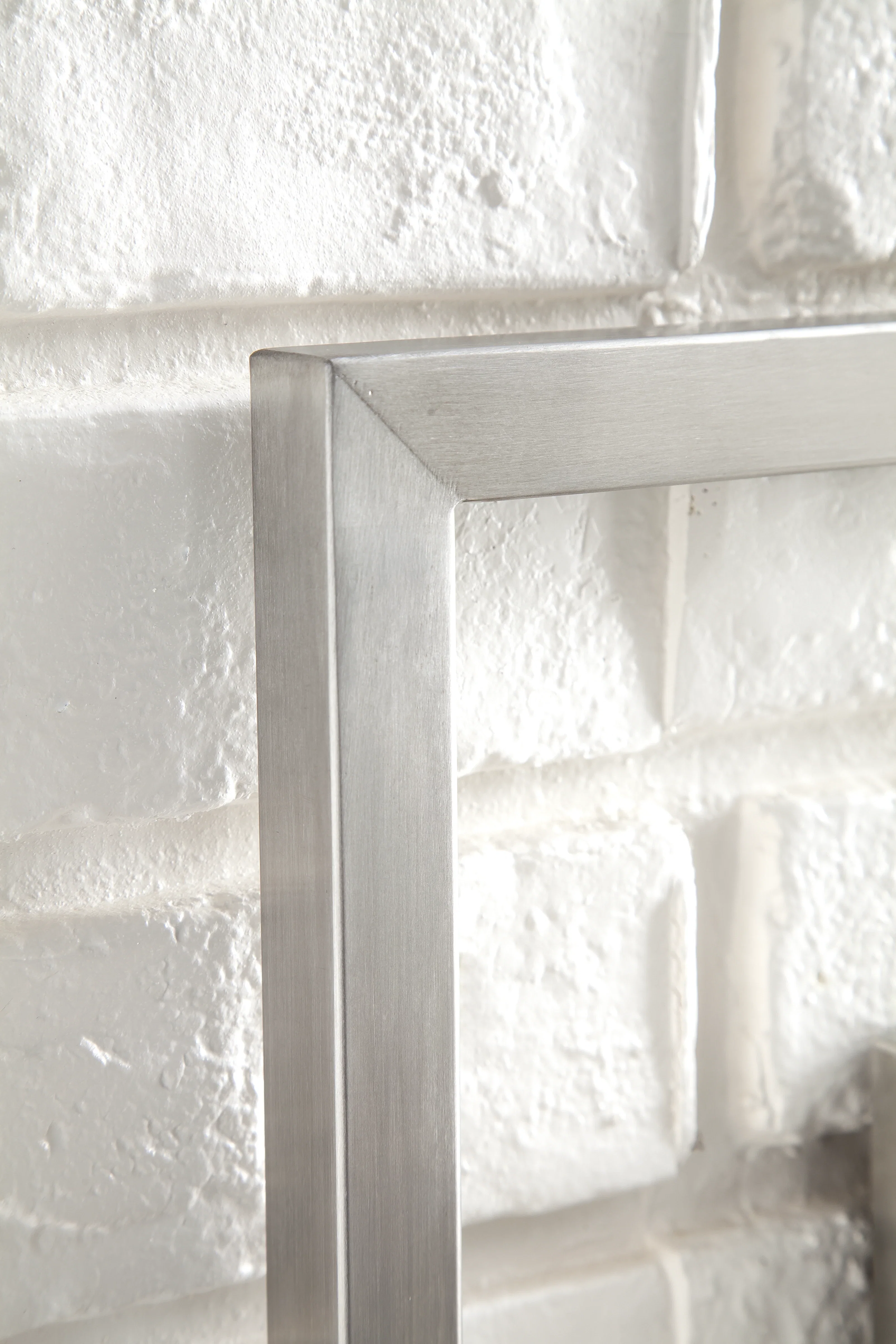 Boston 30" Rectangular Mirror, Brushed Nickel