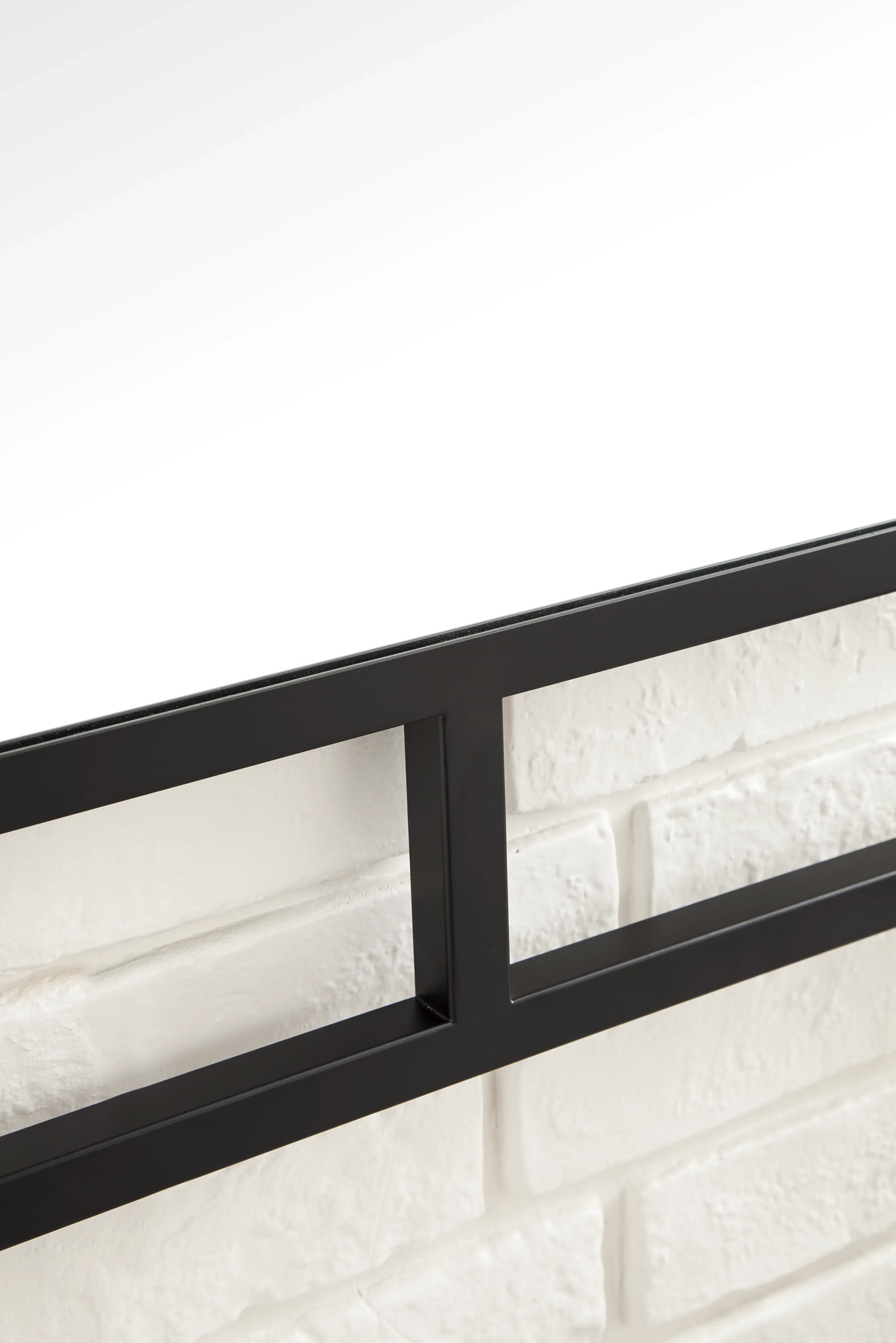 Boston 30" Rectangular Mirror, Matte Black