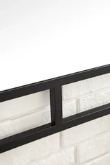 Boston 30" Rectangular Mirror, Matte Black