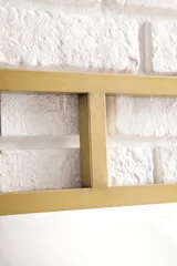 Boston 30" Rectangular Mirror, Radiant Gold