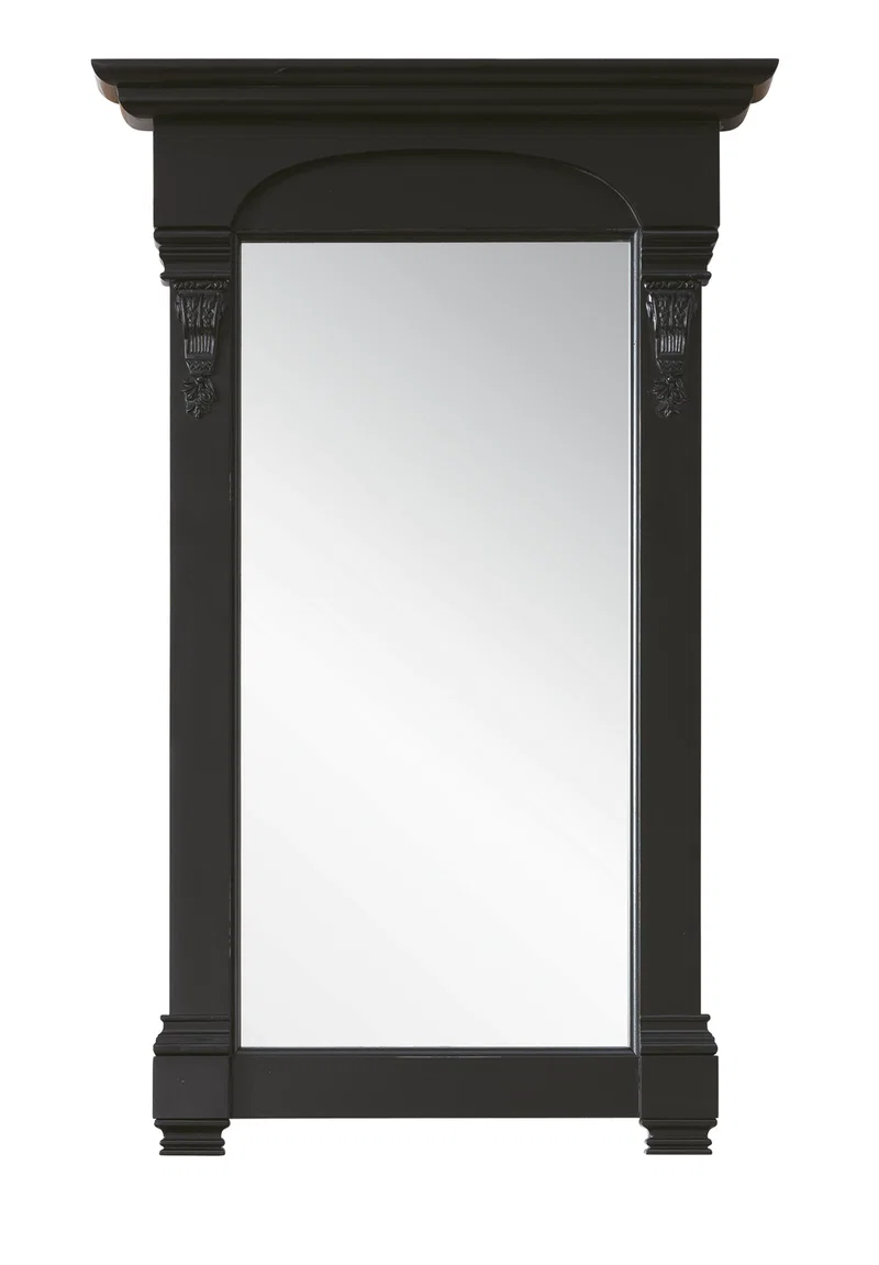 Brookfield 26" Mirror, Antique Black