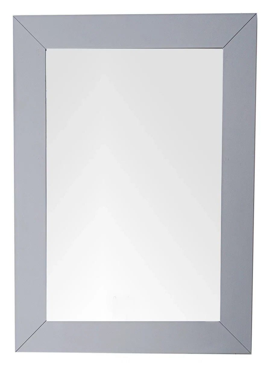 Weston 29" Rectangular Mirror, Silver Gray