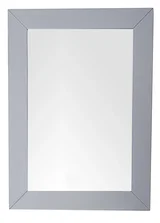 Weston 29" Rectangular Mirror, Silver Gray