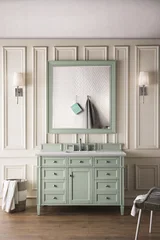 Bristol 44" Rectangular Mirror, Sage Green