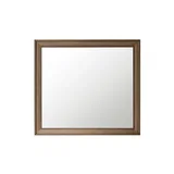 Bristol 44" Rectangular Mirror, Whitewashed Walnut