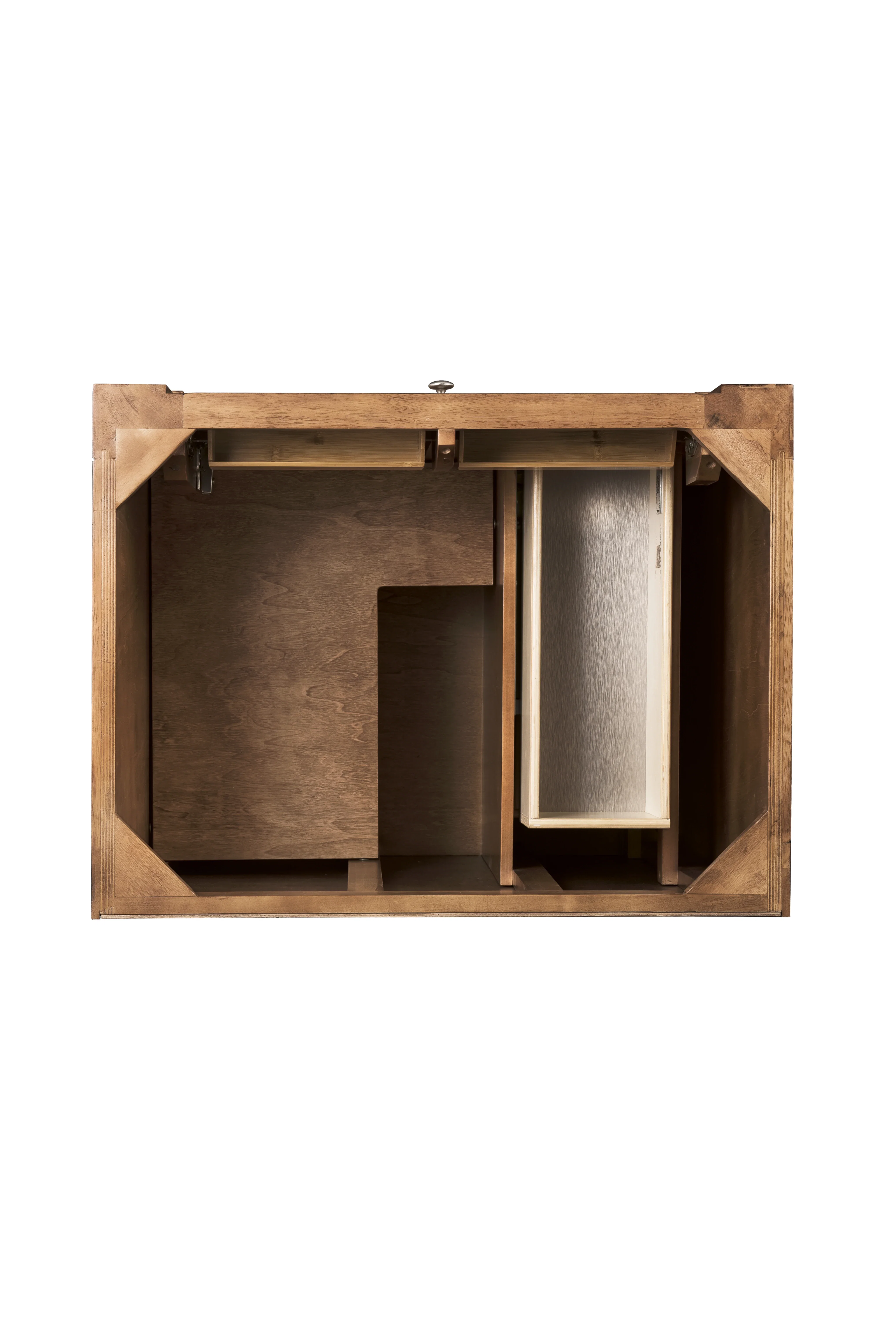 Bristol 30" Single Vanity Cabinet, Saddle Brown