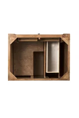 Bristol 30" Single Vanity Cabinet, Saddle Brown