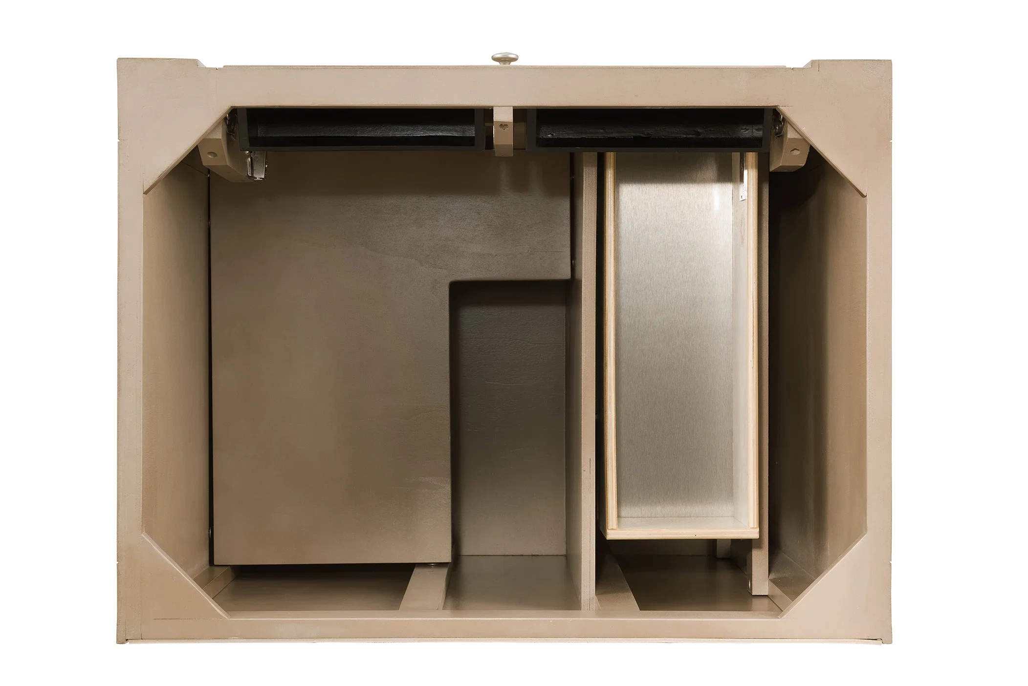 Bristol 30" Single Vanity Cabinet, Whitewashed Walnut