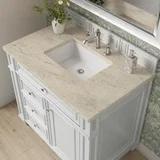 Bristol 36" Single Vanity, Bright White, w/ 3 CM Tajnar Eclos Top