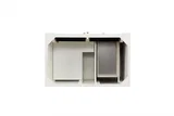 Bristol 36" Single Vanity Cabinet, Bright White