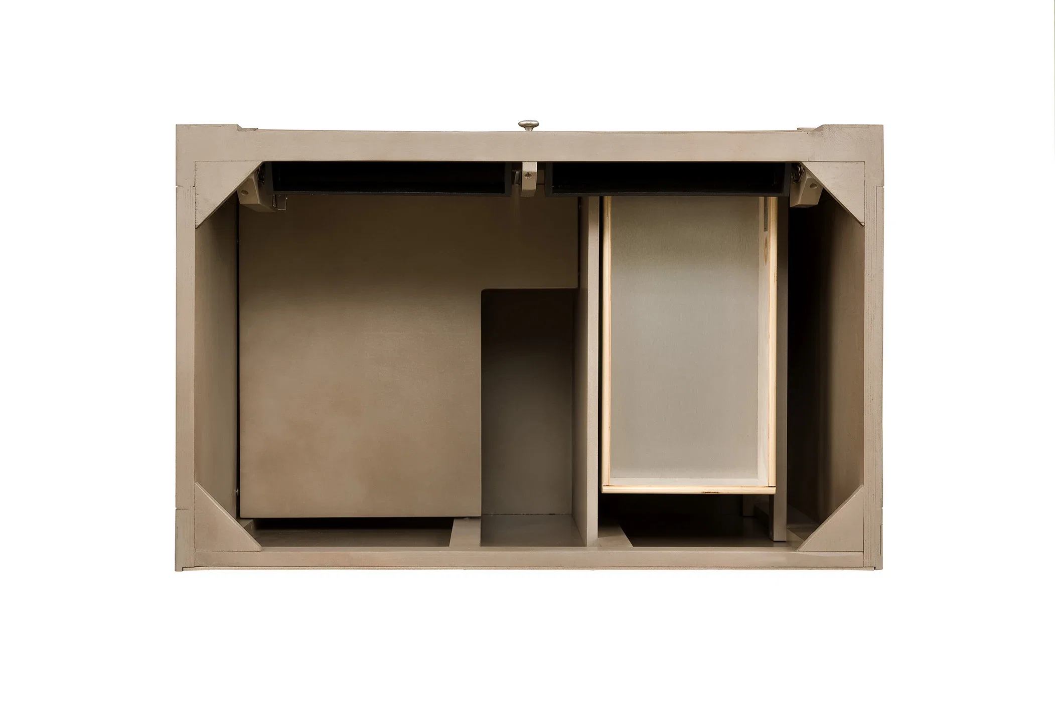 Bristol 36" Single Vanity Cabinet, Whitewashed Walnut
