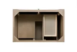 Bristol 36" Single Vanity Cabinet, Whitewashed Walnut