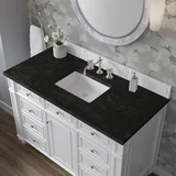 Bristol 48" Single Vanity, Bright White, w/ 3 CM Phantome Eclos Top