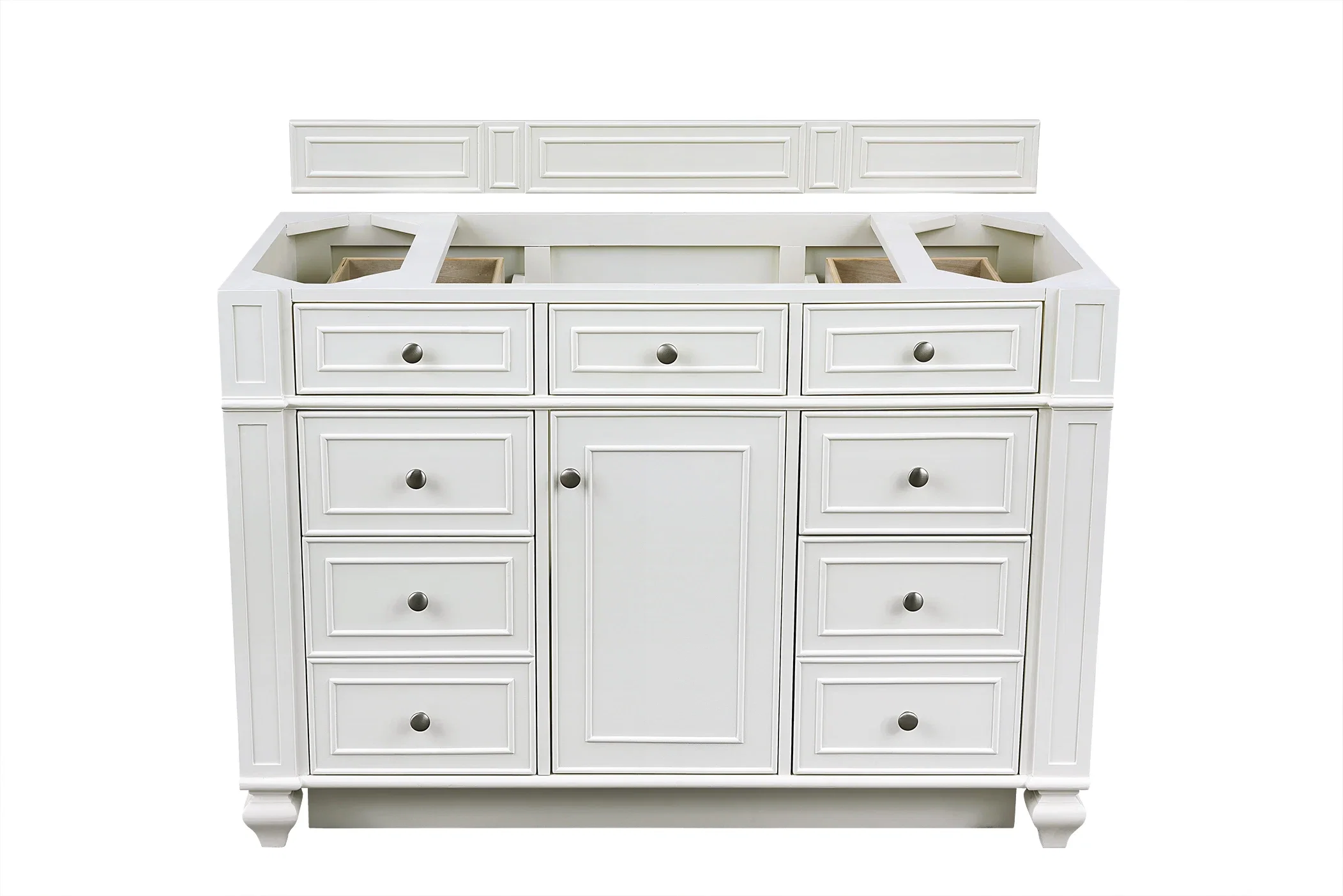 Bristol 48" Single Vanity Cabinet, Bright White