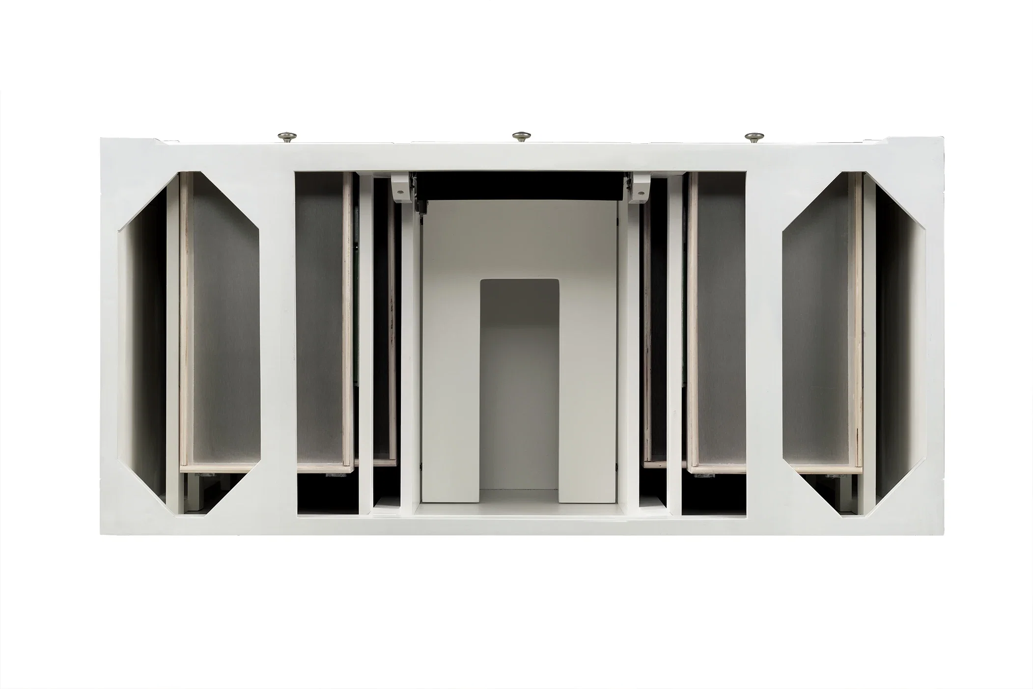 Bristol 48" Single Vanity Cabinet, Bright White