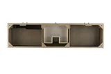 Linear 72" Double Vanity Whitewashed Walnut