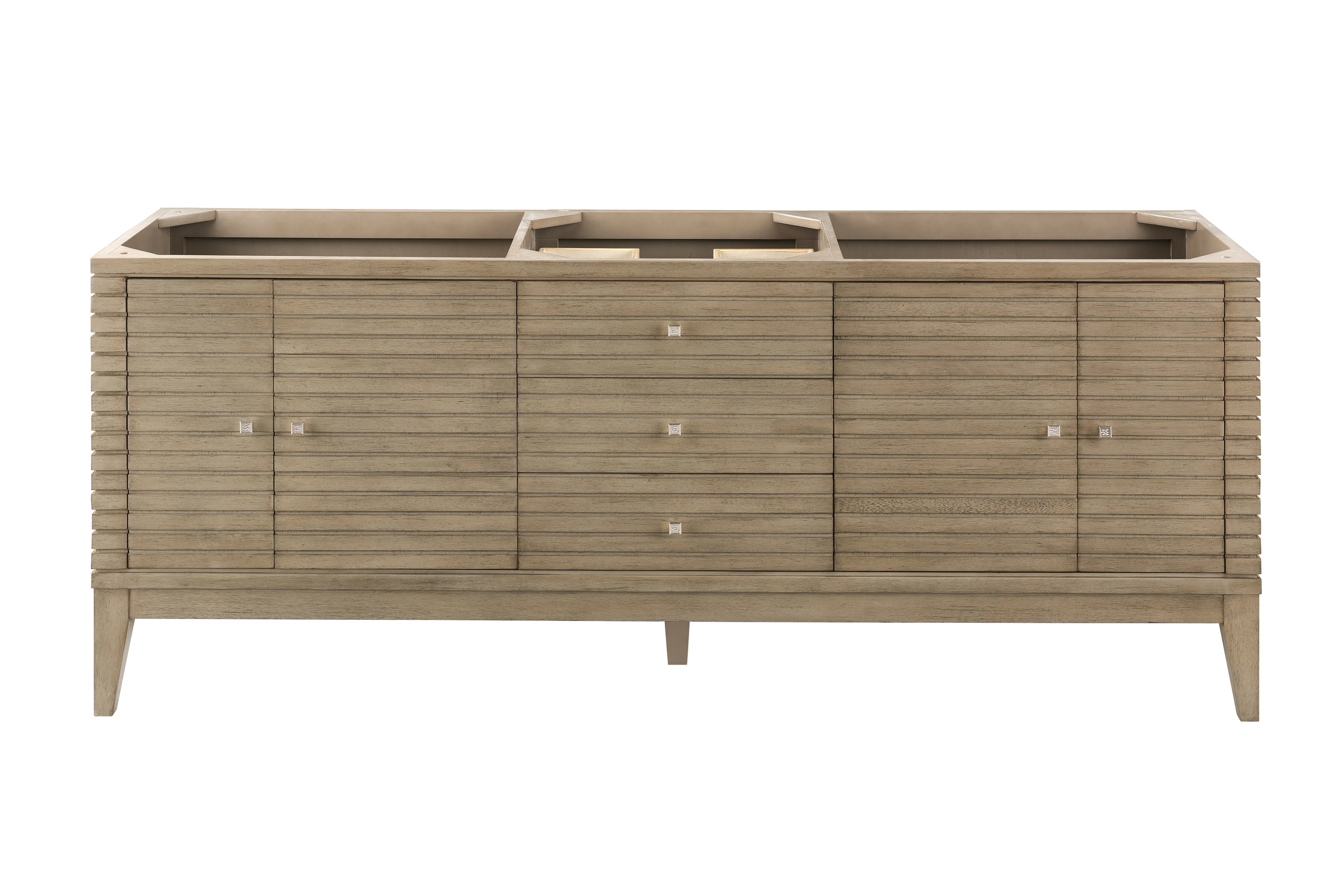 Linear 72" Single Vanity Whitewashed Walnut