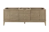 Linear 72" Single Vanity Whitewashed Walnut