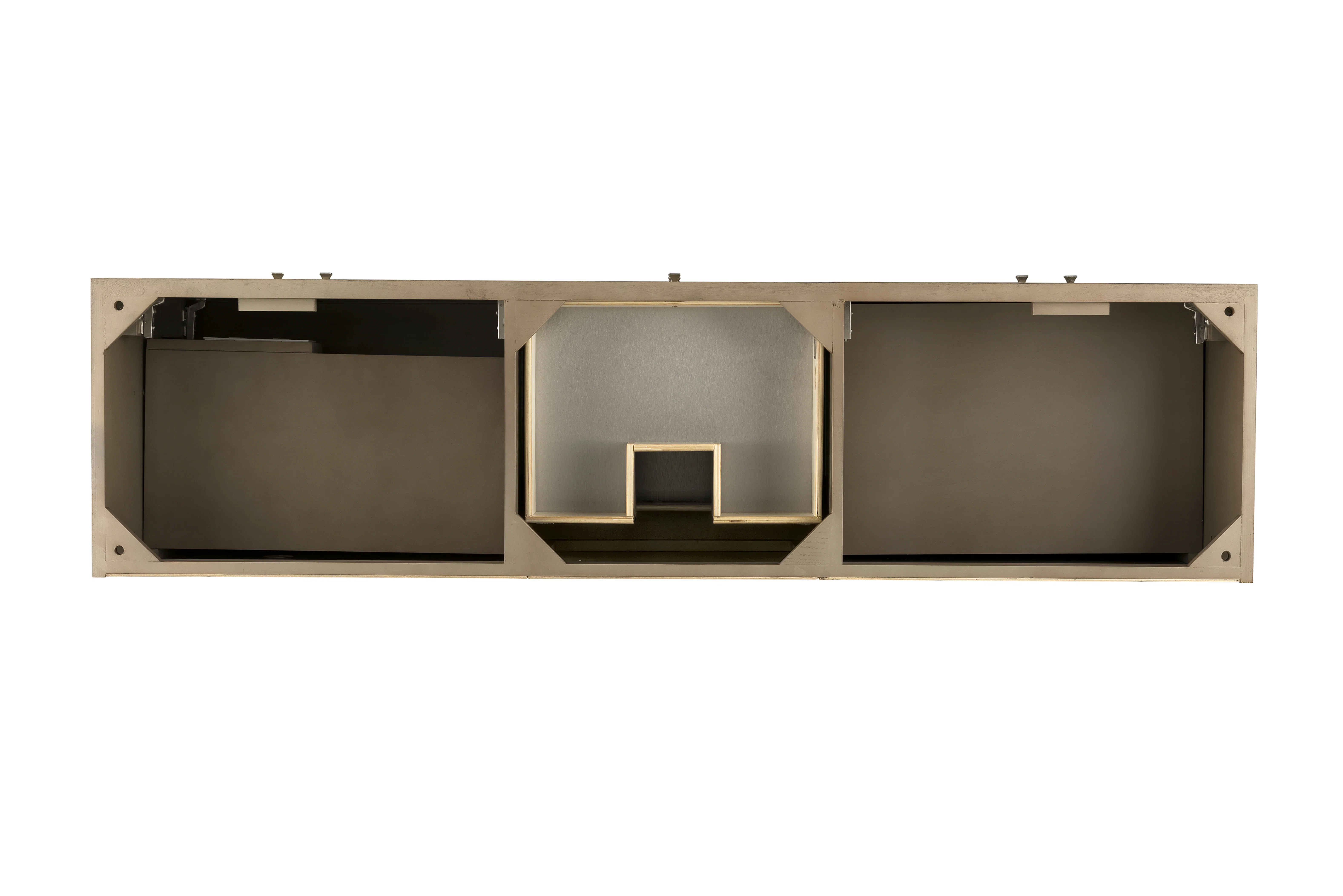 Linear 72" Single Vanity Whitewashed Walnut