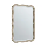 Rowyn Wavy 28" Mirror, Natural
