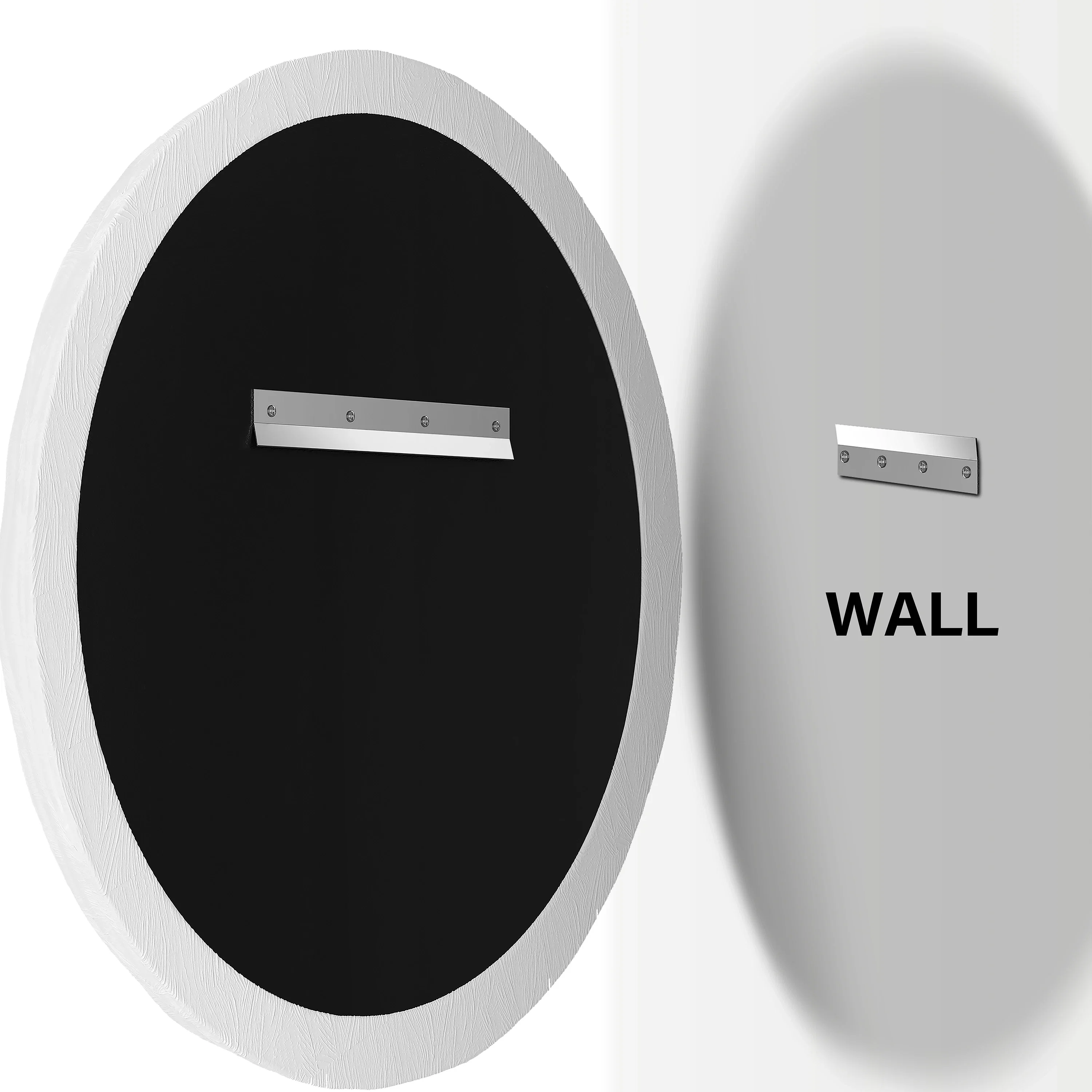 Terra 30" Mirror, Limestone