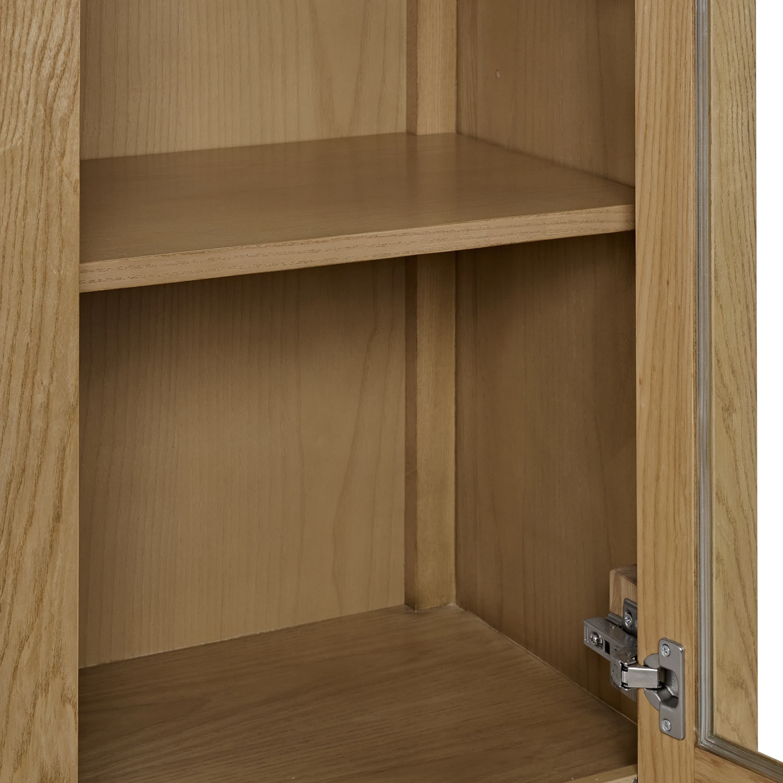 Breckenridge Linen Cabinet, Light Natural Oak