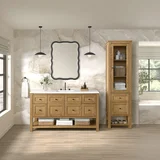 Breckenridge Linen Cabinet, Light Natural Oak
